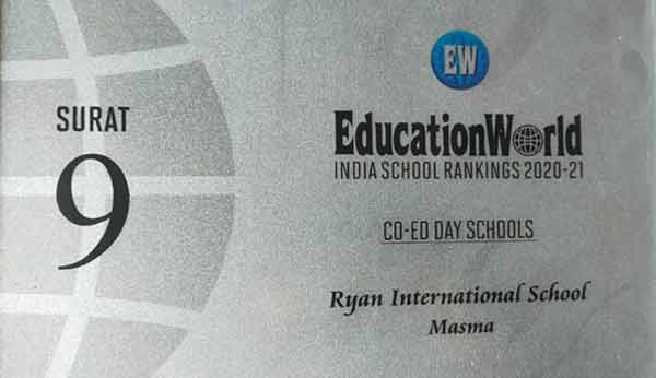 Ranked 9th in the Top 10 Schools in Surat - Education World