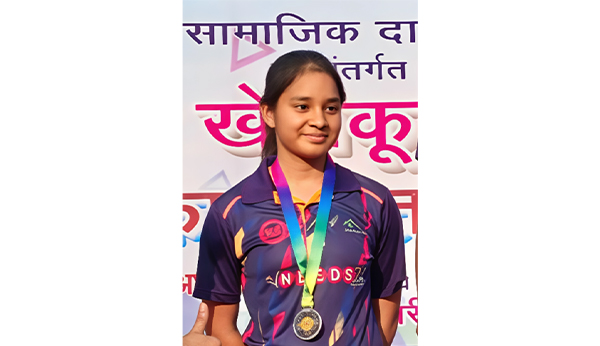 Silver Glory at District Level Games organized by NTPC.