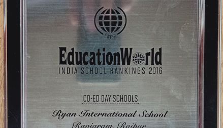 Education World Award India School (2019-20) - Ryan International School, Ravigram