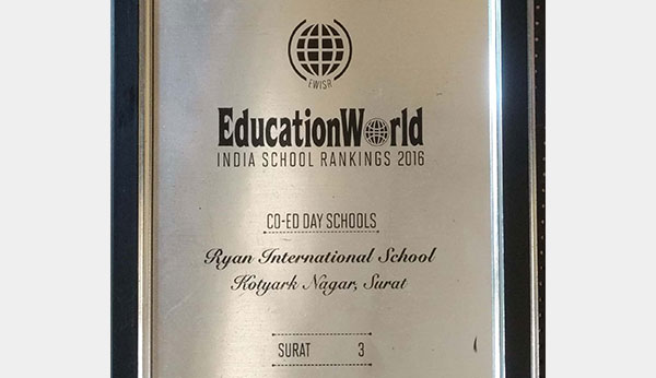 Awarded 3rd Rank - India School Ranking