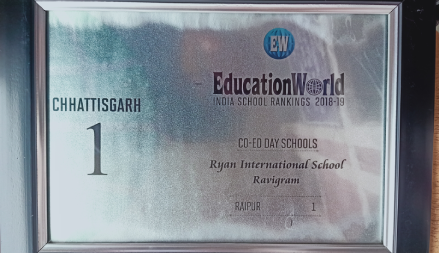 Education World Award India School (2018-19) - Ryan International School, Ravigram