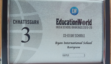 Education World Award India School (2019-20) - Ryan International School, Ravigram