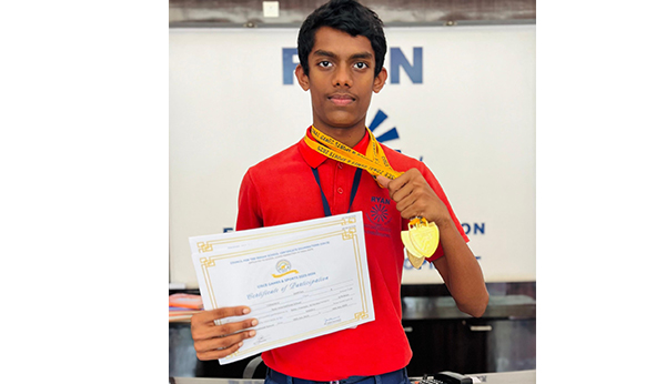 Swimming Achievement – Mst. Aaryan