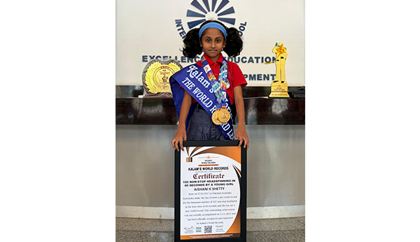 Spin by Spin to World Record Glory- Ms. Aishani K Shetty