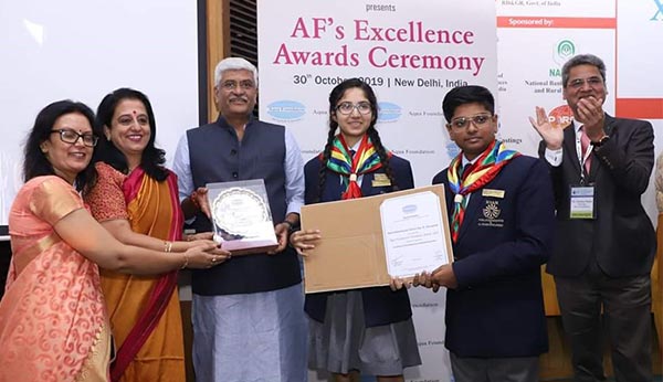 Aqua Foundation Excellence Awards - Ryan International School, Sec 31 Gurgaon