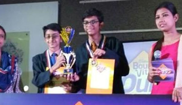 Achieved No.1 Position - Interschool Bournvita Quiz Contest