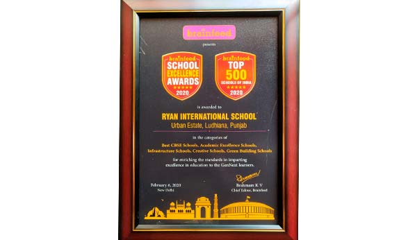 Excellence Awards 2019-20 - Ryan International School, Jamalpur - Ryan Group