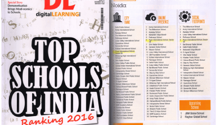 DL digital learning Top Schools of India Ranking 2016 - Ryan International School, Sector 39