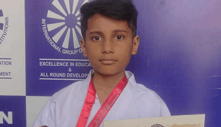 Bharat Jirawala2nd international Open Raion Ryu Karate Championship - Ryan International School, Dumas