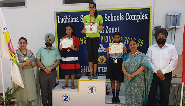 Ms. Gauri Shukla received 3 Gold Medals for her exemplary performance at L.S.S.C. Inter school Swimming Tournament - Ryan International School, Dugri