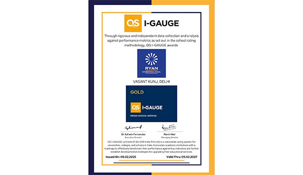 Gold Rating by QS I-GAUGE