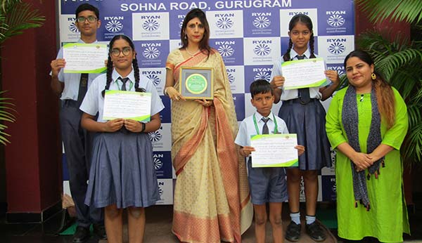 Go Green Award 2019 - Ryan International School, Bhondsi, Gurgaon