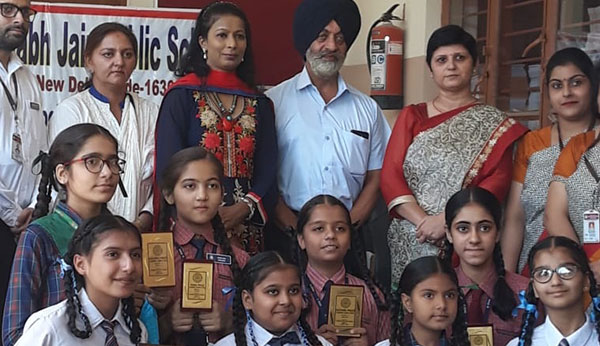 Ms. Suniska Mishra won 2 Gold Medals at the Ludhiana Sahodaya Schools Complex (Central Zone) Athletics Meet 2018