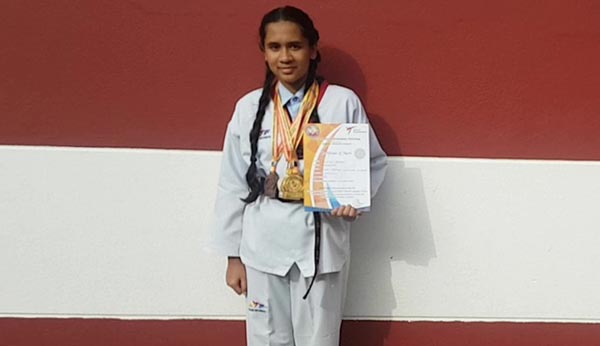Sowmya Ramesh won 2 gold medals and more at the National level Karate Championship