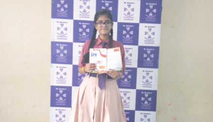 Soumika Rajput Won the participation Certificate in International English Olympiad - Ryan Intetrnational School, SXHS Jabalpur