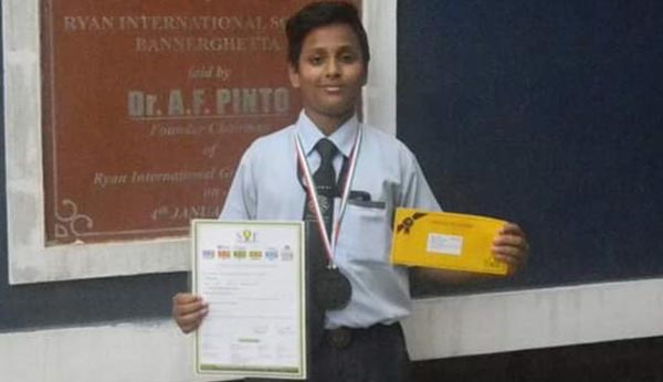 Krish Jain - Ryan International School, Bannerghatta