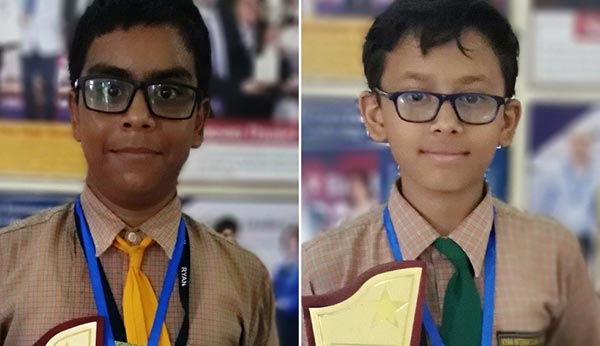 Pushkar Kumar Singh & Adhiraj Indrajit Pal (Std. VII) - Ryan International School, Panvel