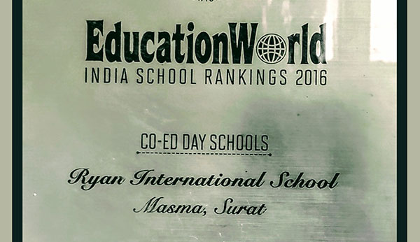 Ranked 4th in the Top 10 Schools in Surat - Education World - Ryan International School, Masma Village