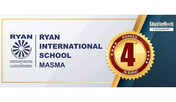 Investiture CeremonyRanked 4th in the Top 10 Schools in Surat - Education World - Ryan International School, Masma Village