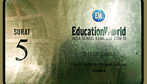 Ranked 5th in the Top 10 Schools in Surat - Education World - Ryan International School, Masma Village