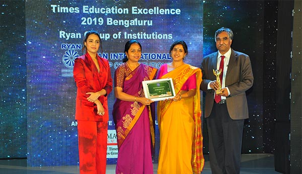 The Times Education Excellence Award 2019 - Ryan International School Kundalahalli - Ryan Group