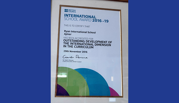 Outstanding Development of the International Dimension in the Curriculum