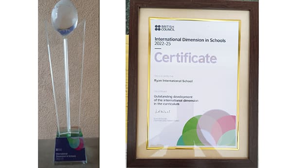 RIS, Bolpur has won the prestigious British Council International Award