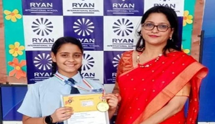 Charvika Gurjar, Ryan International School, Jagatpura