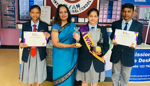 National Champion - Rank 1 -All Rounder Classmate Competition at Bengaluru.