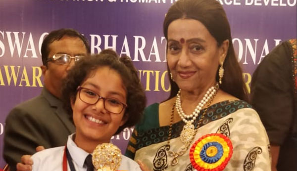 Gorma Wanchoo received National Award for Painting at Swachh Bharat - Ryan International School Greater Noida - Ryan Group