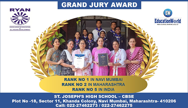 Bagged Grand Jury India School Ranking 2022-23 Award at Education World