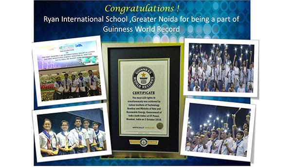 Two Guinness World Records - Ryan International School Greater Noida - Ryan Group