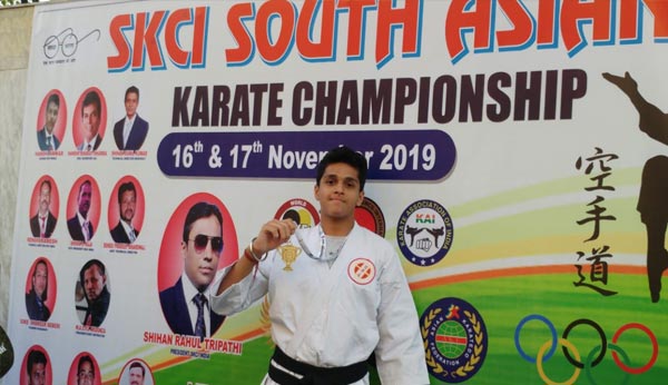 Harsh Bhamra won Gold Medal at SKCI International Championship
