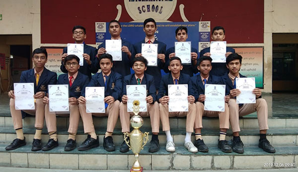 Won Championship Trophy - Jawaharlal Nehru Hockey Tournament - Ryan International School, Adajan, Surat