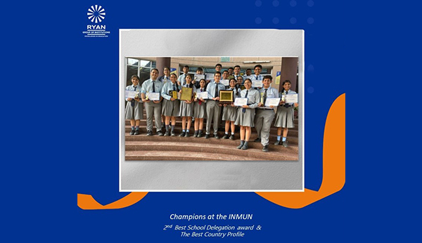 Champions at INMUN - Ryan International School, Sec-25, Rohini