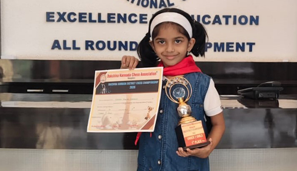 District-Level Chess Champion-Ms. Leorah Gianna Carvalho
