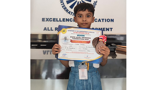 Swimming Achievement-Mst. Lihan Dhaval
