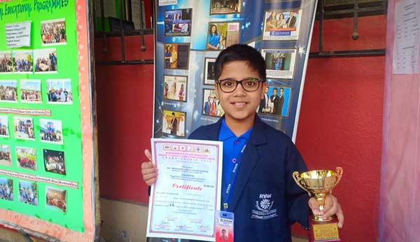 Shreyas Talwelkar gets 4th place for Long Jump - Ryan International School, Kandivali East