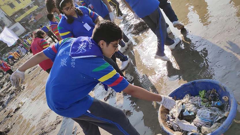 Beach Cleanup Drive - Ryan International School, Kandivali East