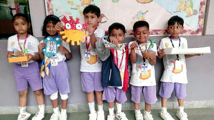 Kite Making - Ryan International School, Bannerghatta