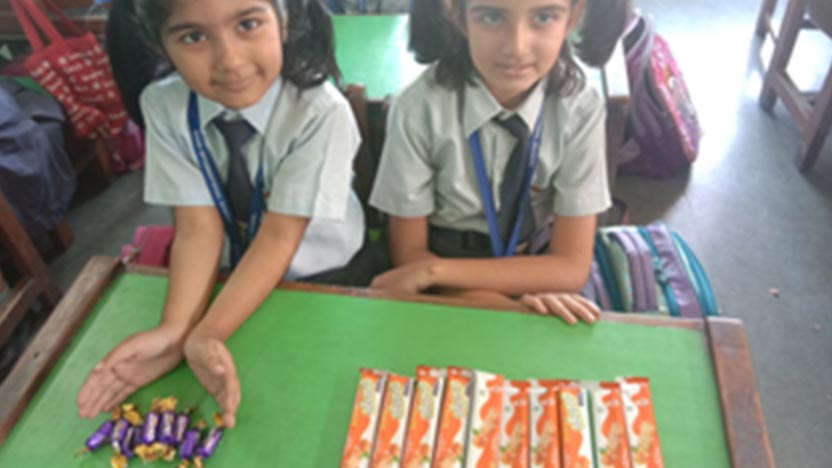 Exchange of sweets Activity - Ryan International School, Indore