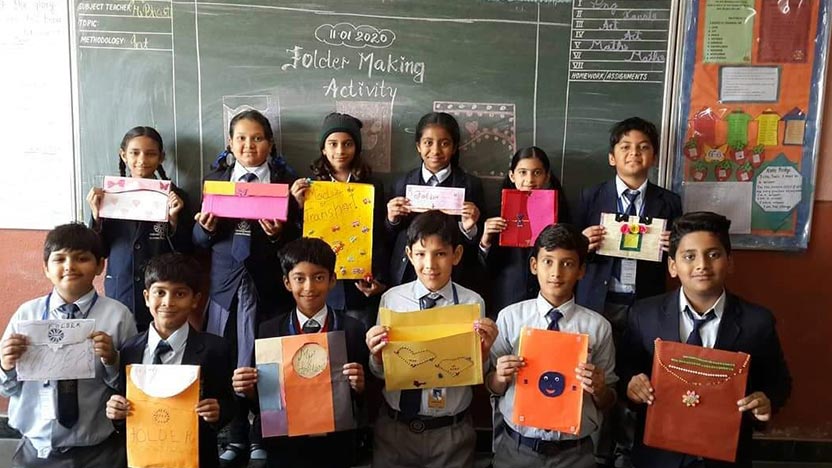 Folder Making Activity - Ryan International School, Indore