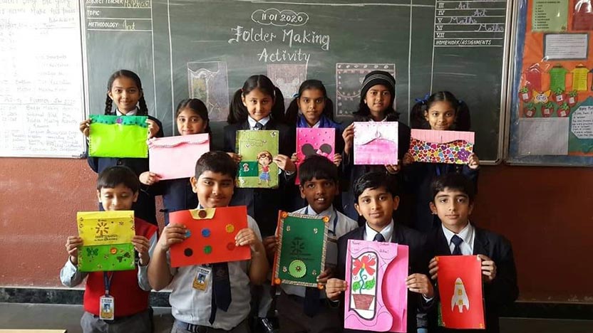 Folder Making Activity - Ryan International School, Indore