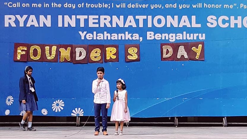 Founder' Day Celebration - Ryan International School, Yelahanka - Ryan Group