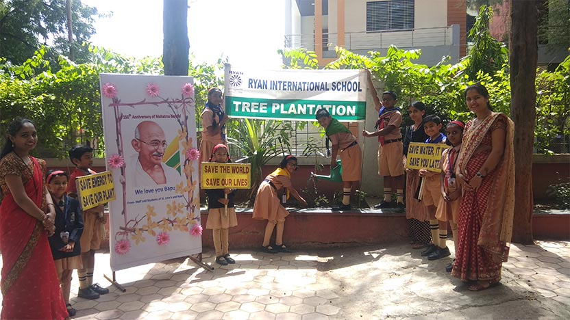 Gandhi Jayanti - Ryan International School, Aurangabad