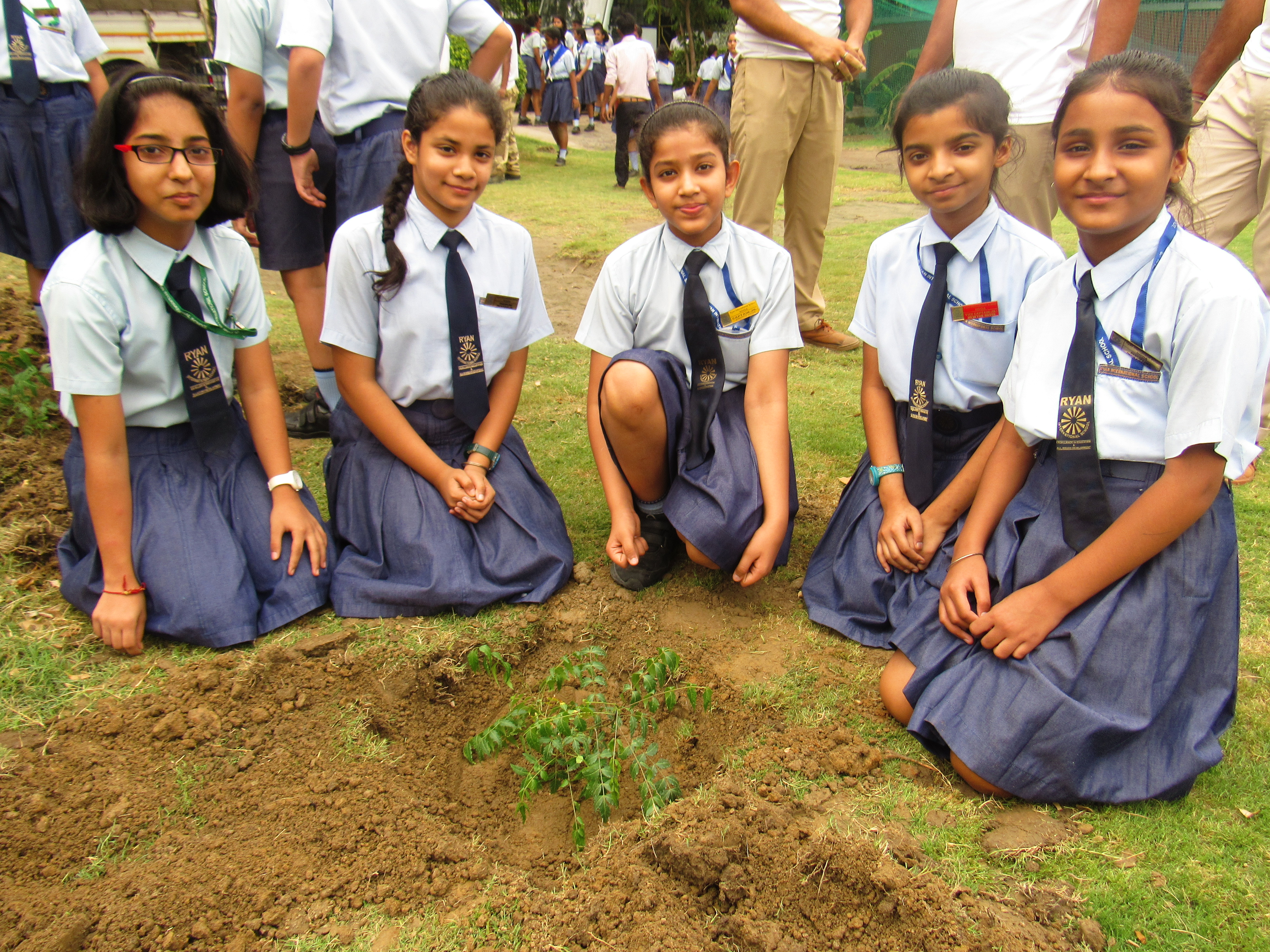 CISF personnels plant 200 saplings