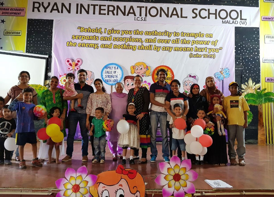 Family Spending Time together on a Saturday with games and Activities - Ryan International School Greater Noida - Ryan Group