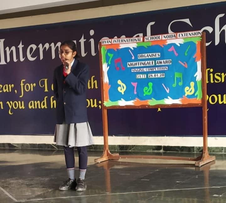 The Nightingale Singing Competition - Ryan International School, Noida Extention