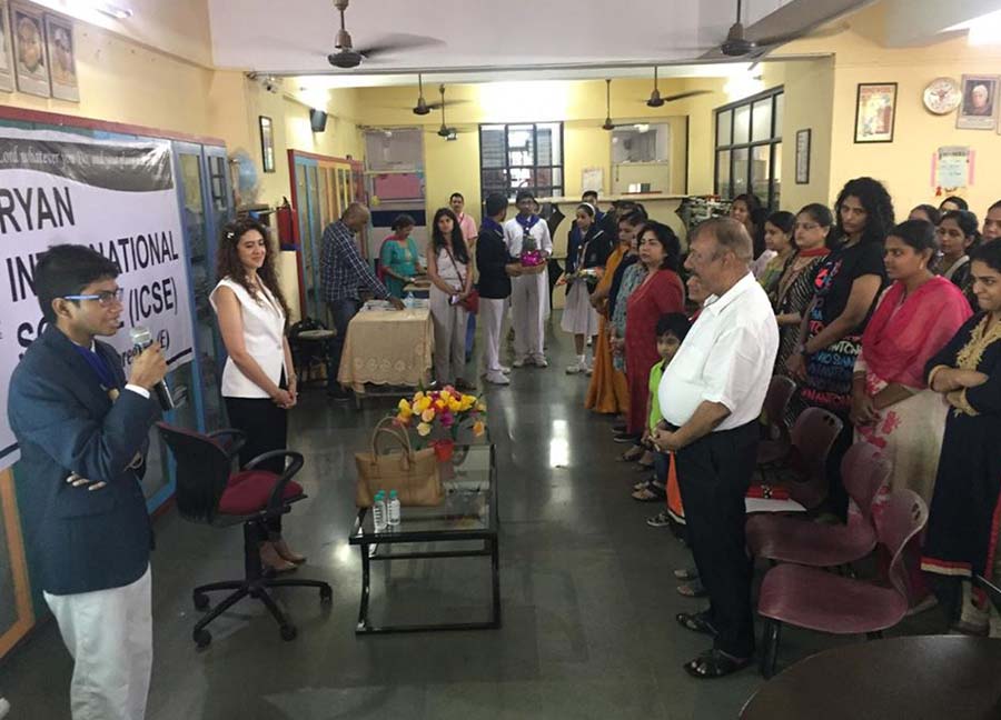 Interaction with Celebrity Nutritionist Miss.Pooja Makhija - Ryan International School, Goregaon East