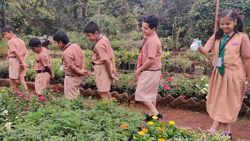 Field trip to Plant Nursery - Ryan International School,Ambernath